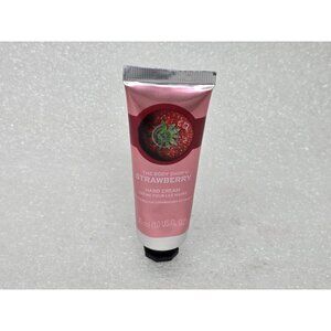 The Body Shop Strawberry Hand Cream 30ml With Cold-Pressed Strawberry Seed Oil